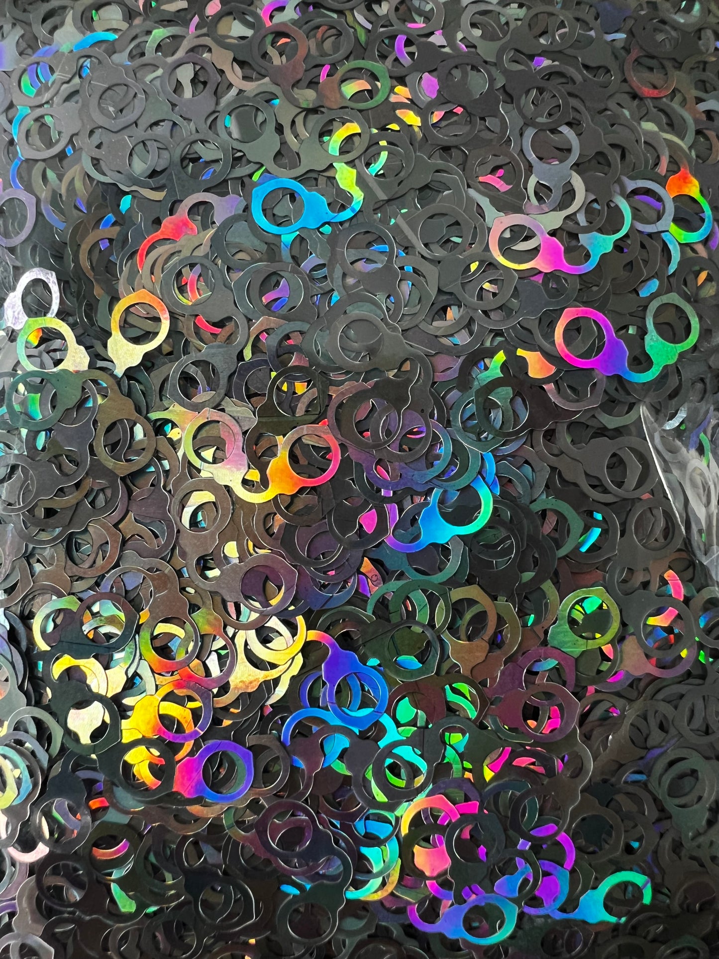 Handcuffs - Silver Holographic