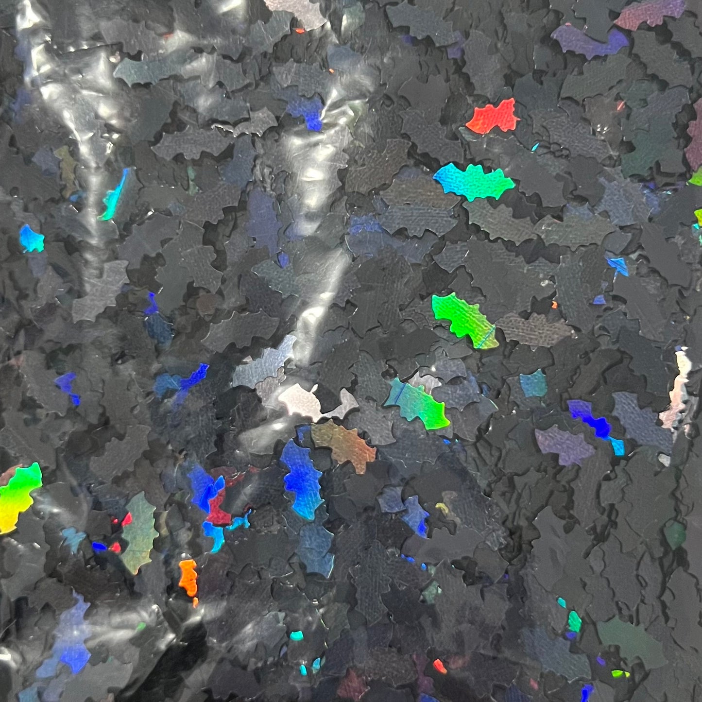 Black Bat Shaped Glitter - Holographic - NOT FOR INDIVIDUAL SALE
