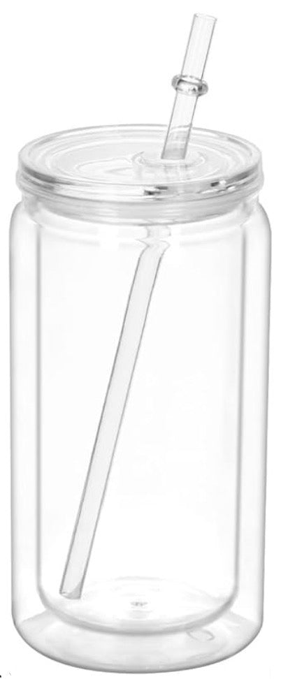 Snow Globe Can 16oz - Acrylic