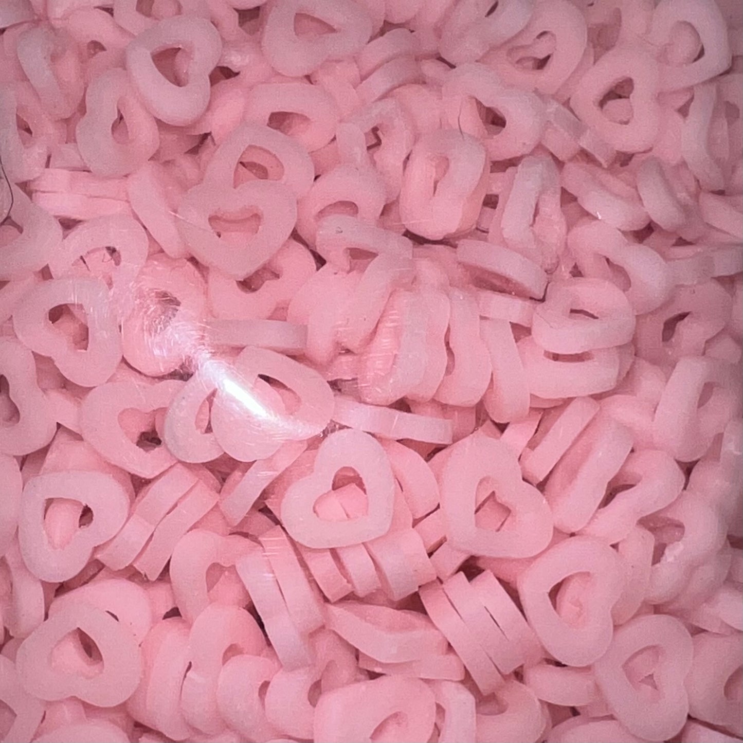 Light Pink Hollow Hearts - Glow - NOT FOR INDIVIDUAL SALE