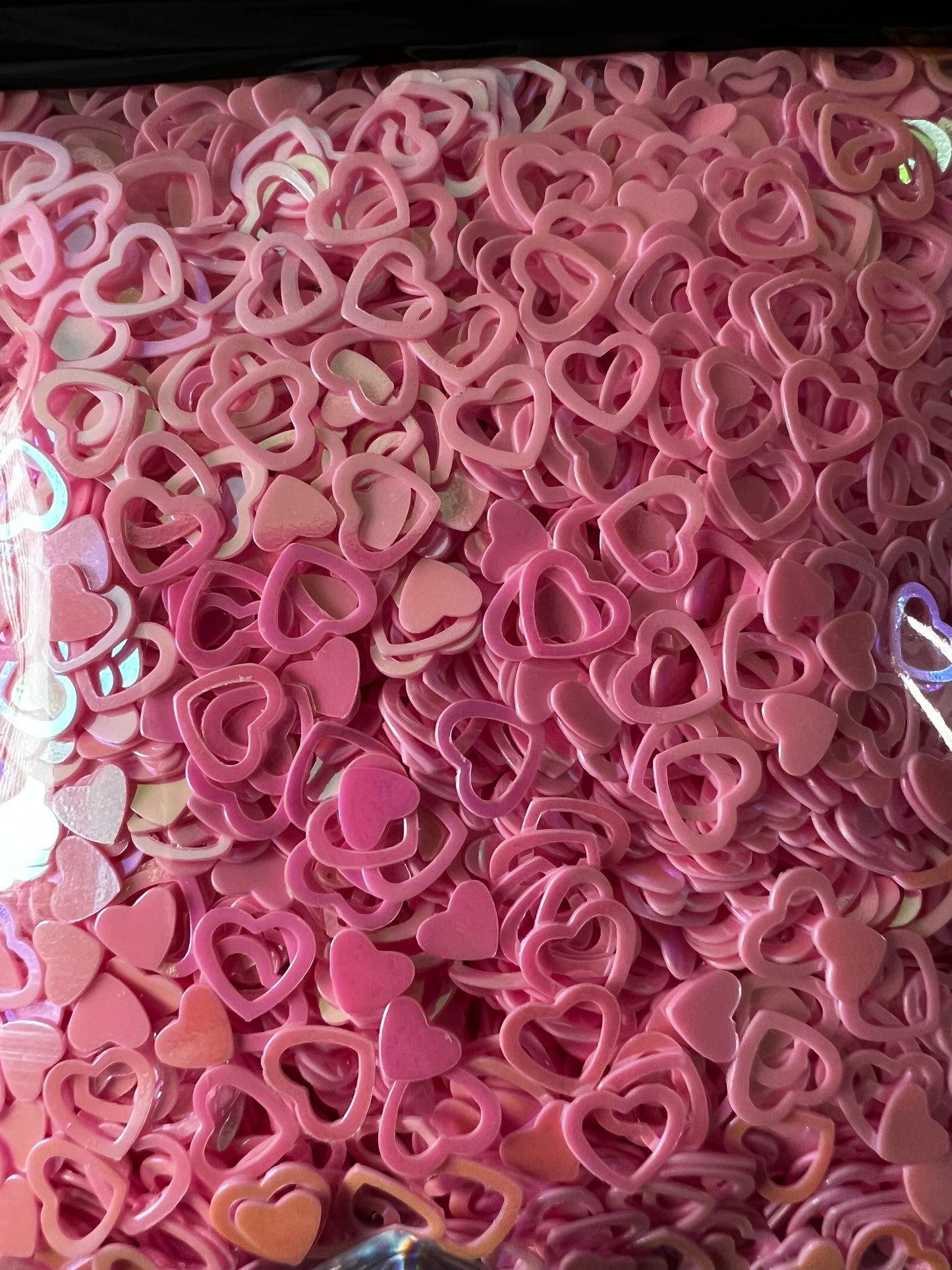 Pink Shifty Outer/Inner Hearts