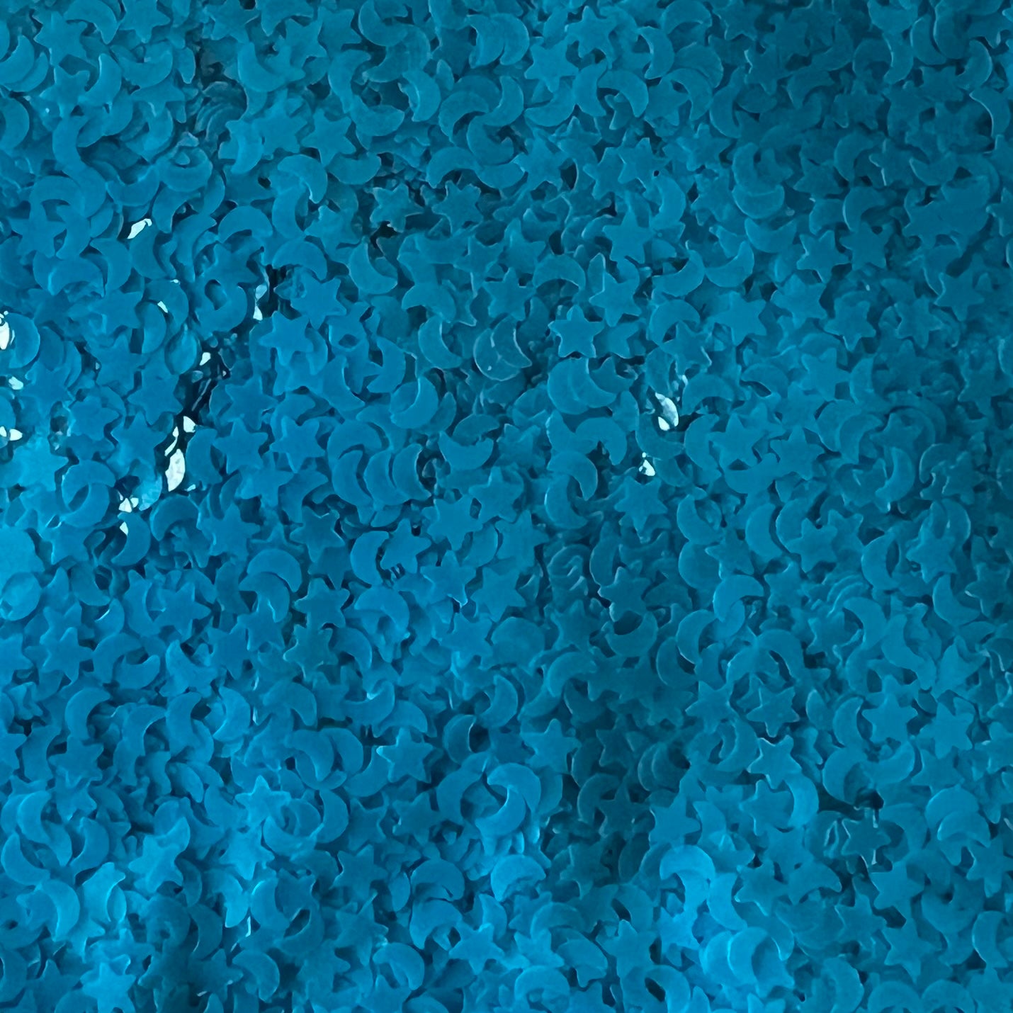 Blue Glow Stars & Moons