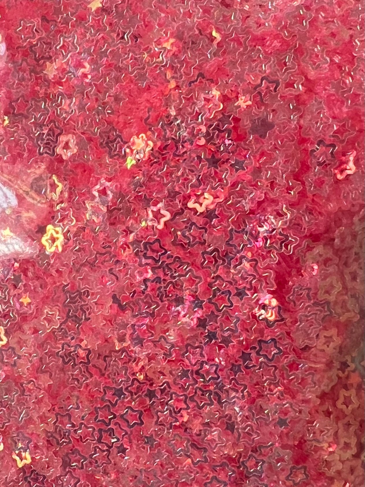 Pink Iridescent Stars