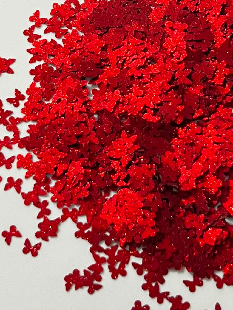 Deep Red Butterflies