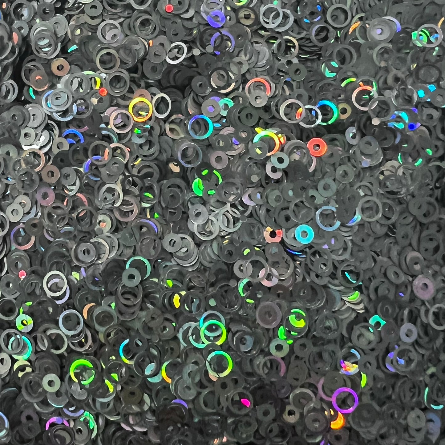 Silver Holo Rings