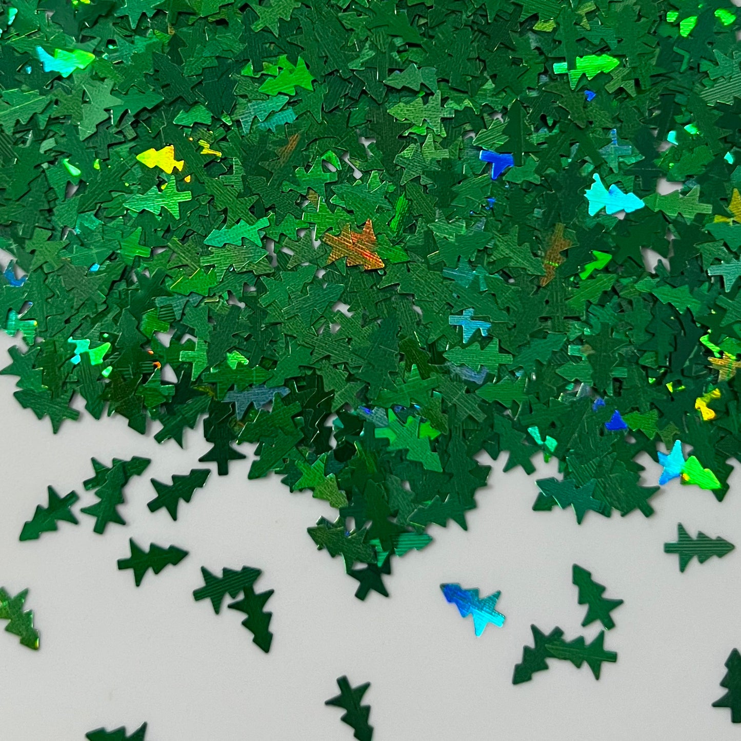 Green Holo Christmas Trees