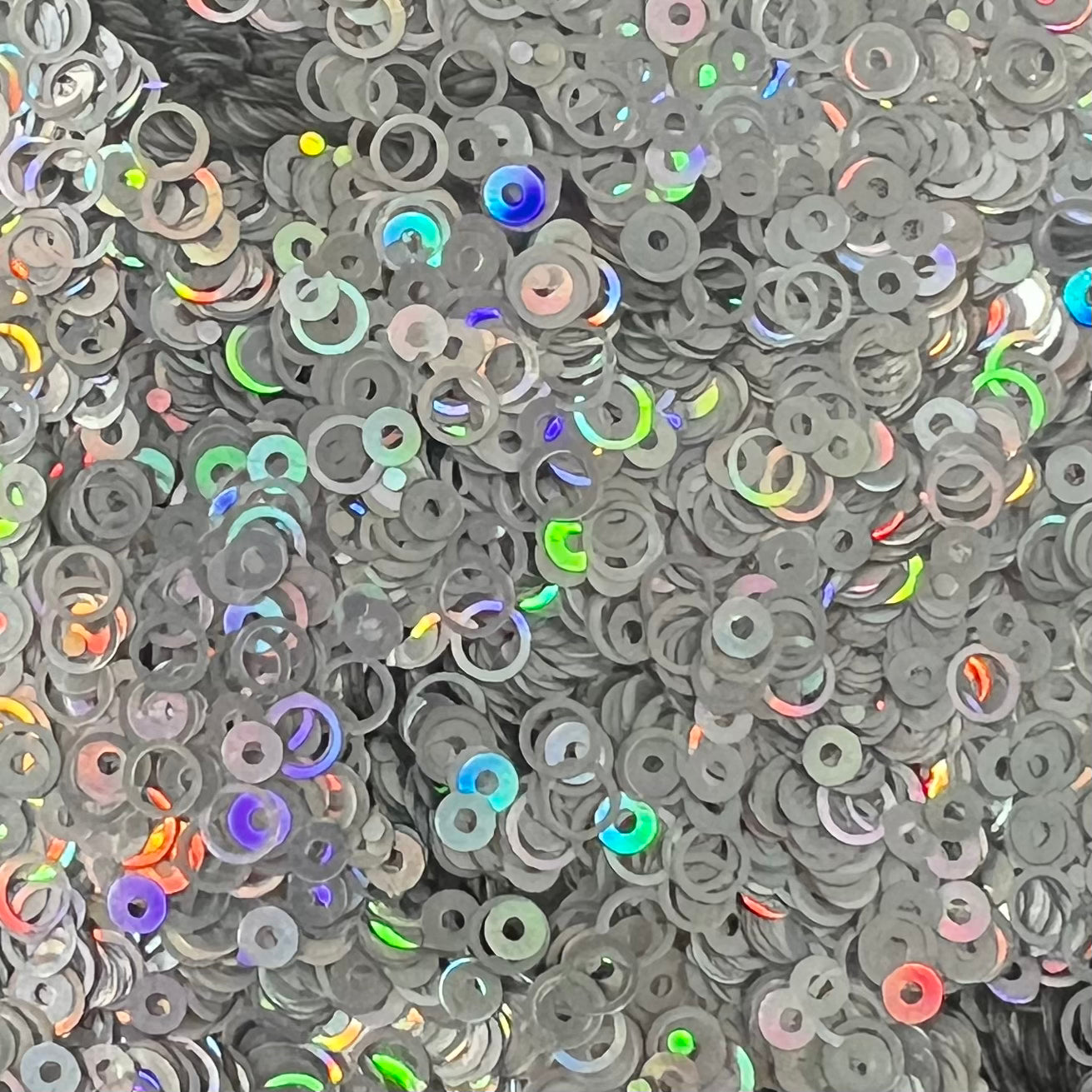 Silver Holo Rings