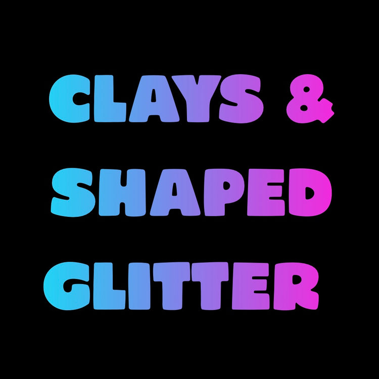 Clays/Glitter Shapes