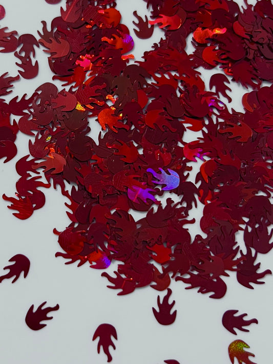 Red Holo Flames