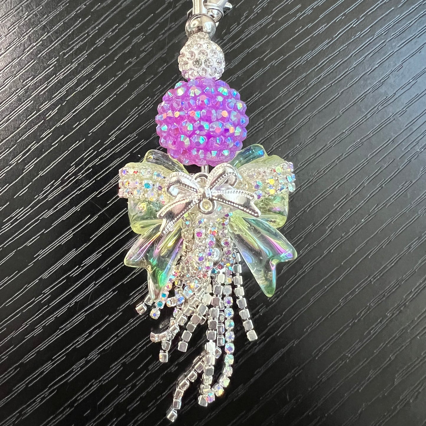 Bling Bow - Green/Purple shift