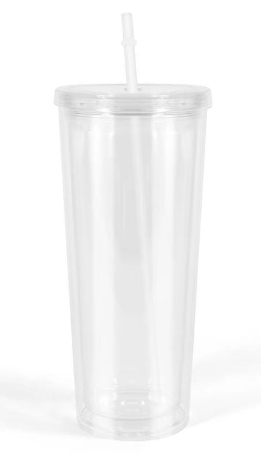 Snow Globe Tumbler 24oz - Acrylic