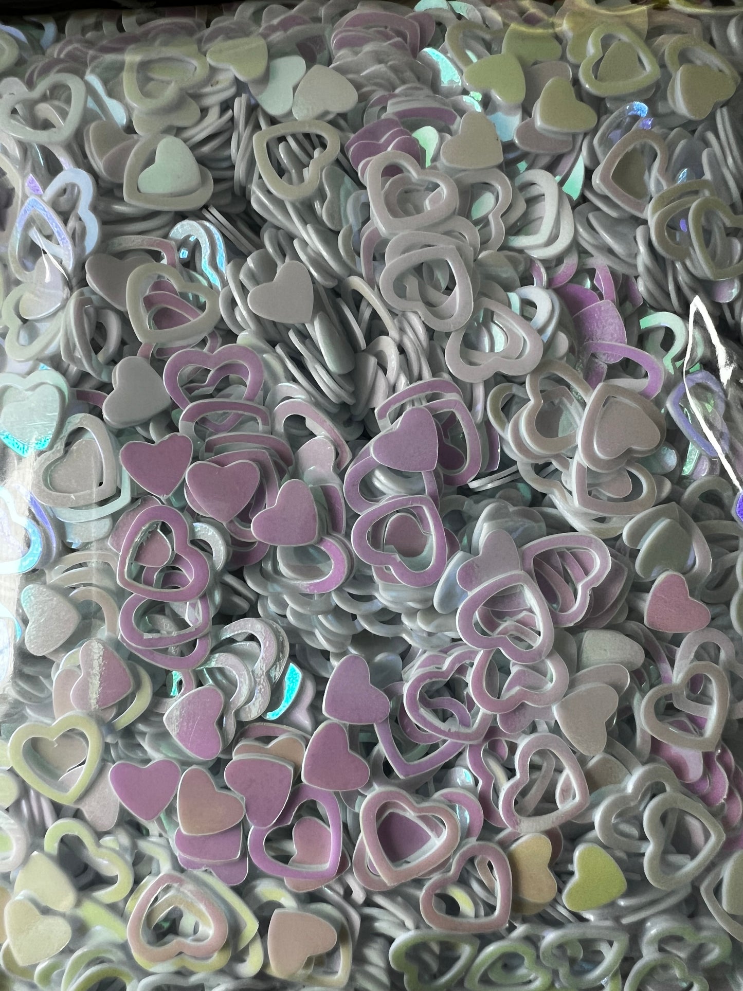 White Shifty Outer/Inner Hearts