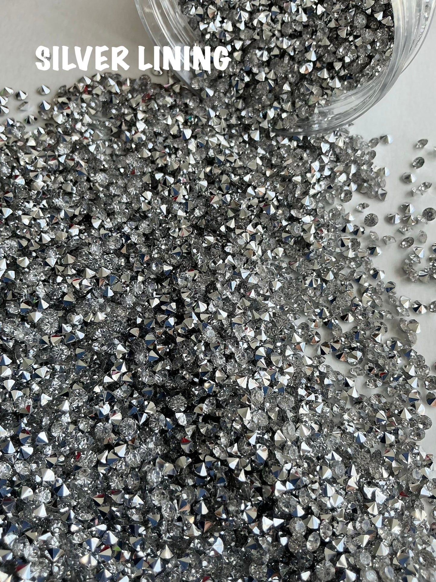 3mm Rhinestone Gems (100g)