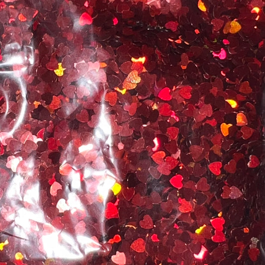 Red Glitter Hearts - NOT FOR INDIVIDUAL SALE