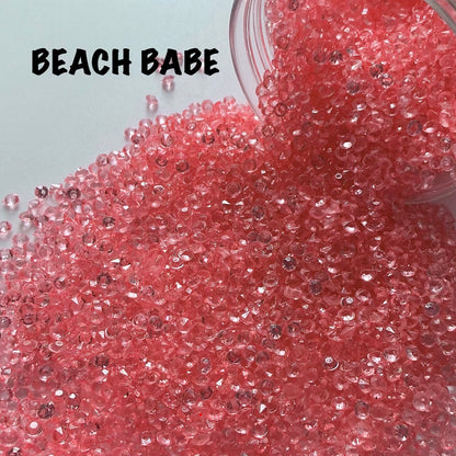 3mm Rhinestone Gems (100g) - Beach Babe