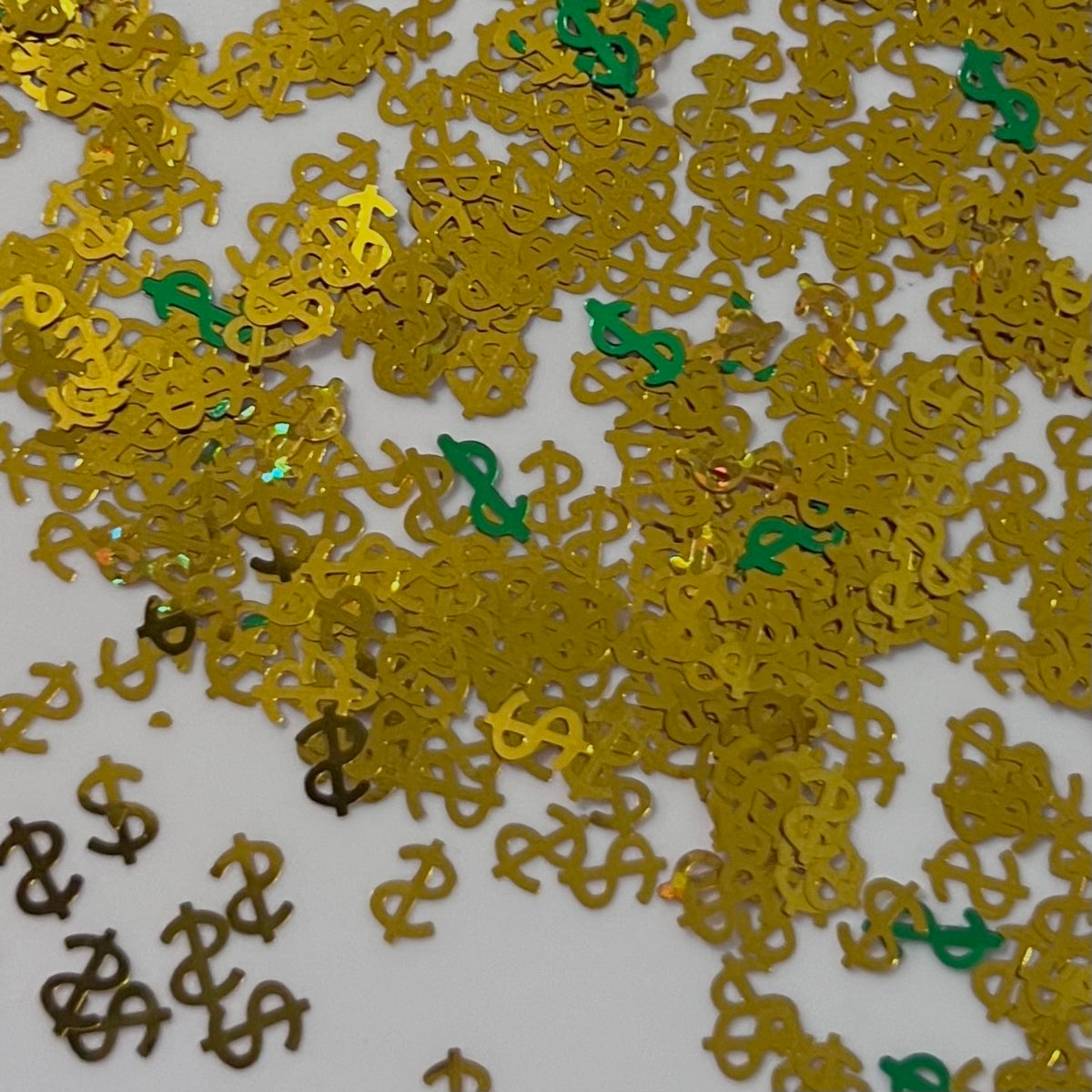 Gold/Green Dollar Signs