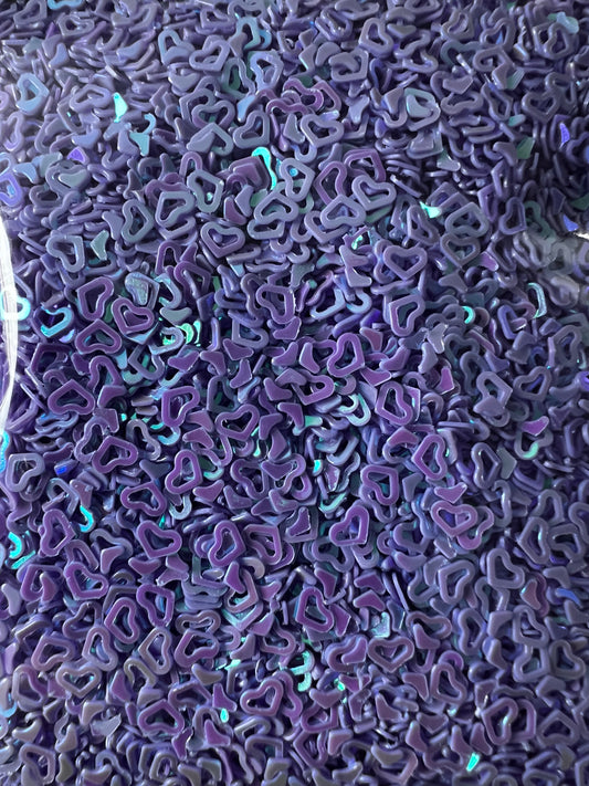 Purple Shifty Hearts