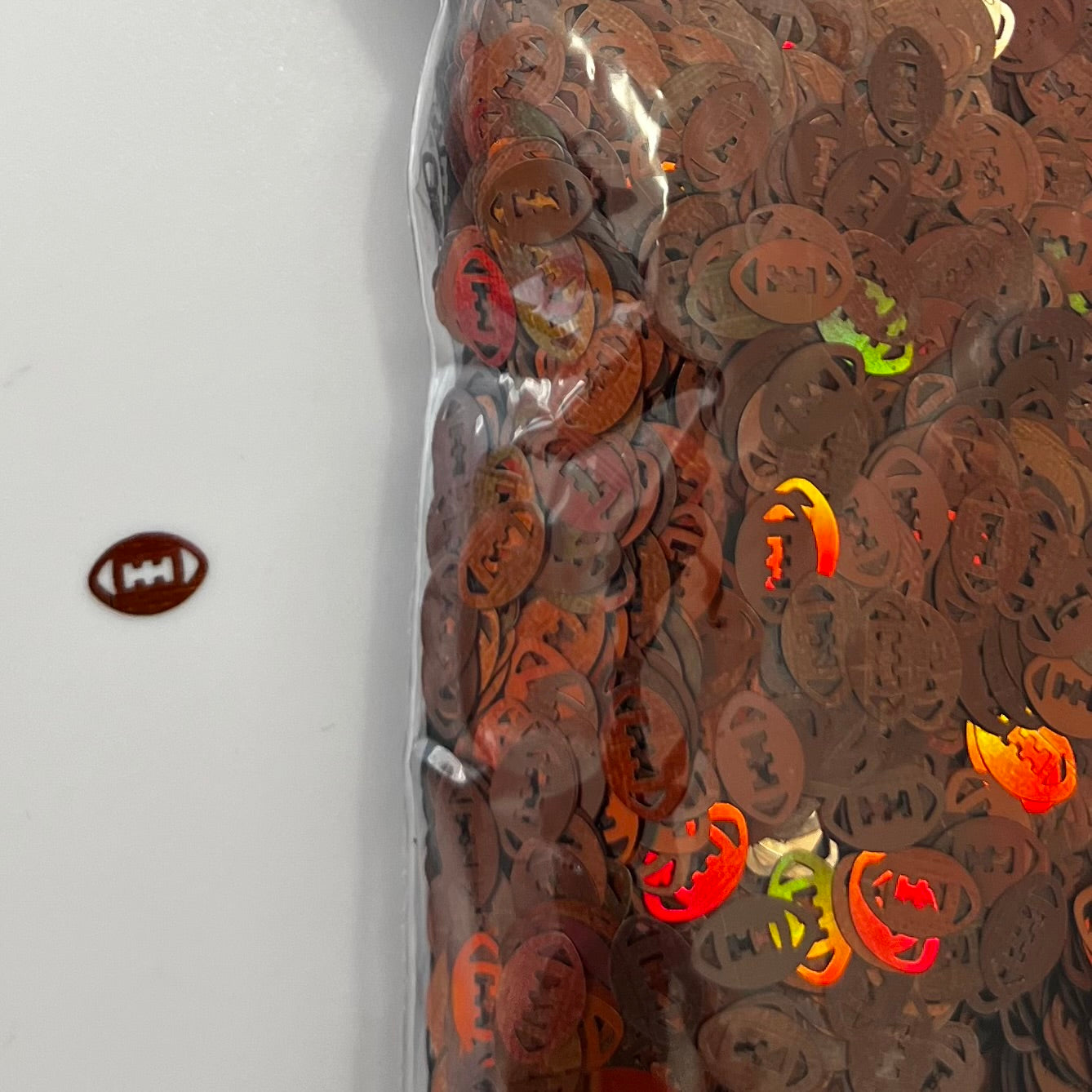 Brown Holographic Footballs