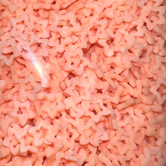 Bright Orange Hollow Stars - Glow - NOT FOR INDIVIDUAL SALE