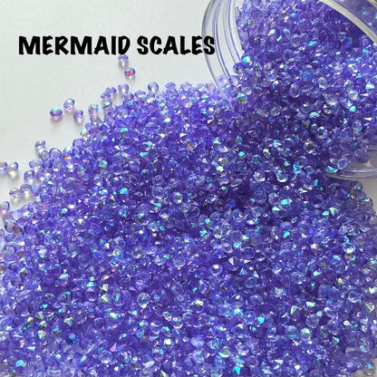 3mm Rhinestone Gems (100g) - Mermaid Scales