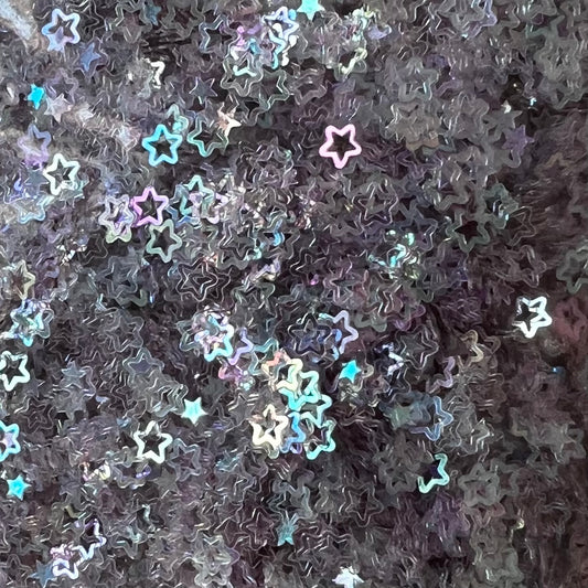 Purple Iridescent Stars