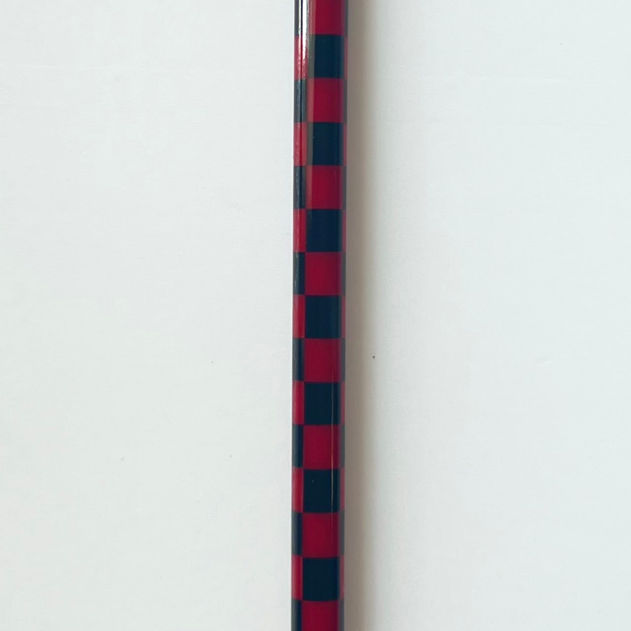 9” Red/Black Checkered Straw (fits 16oz)
