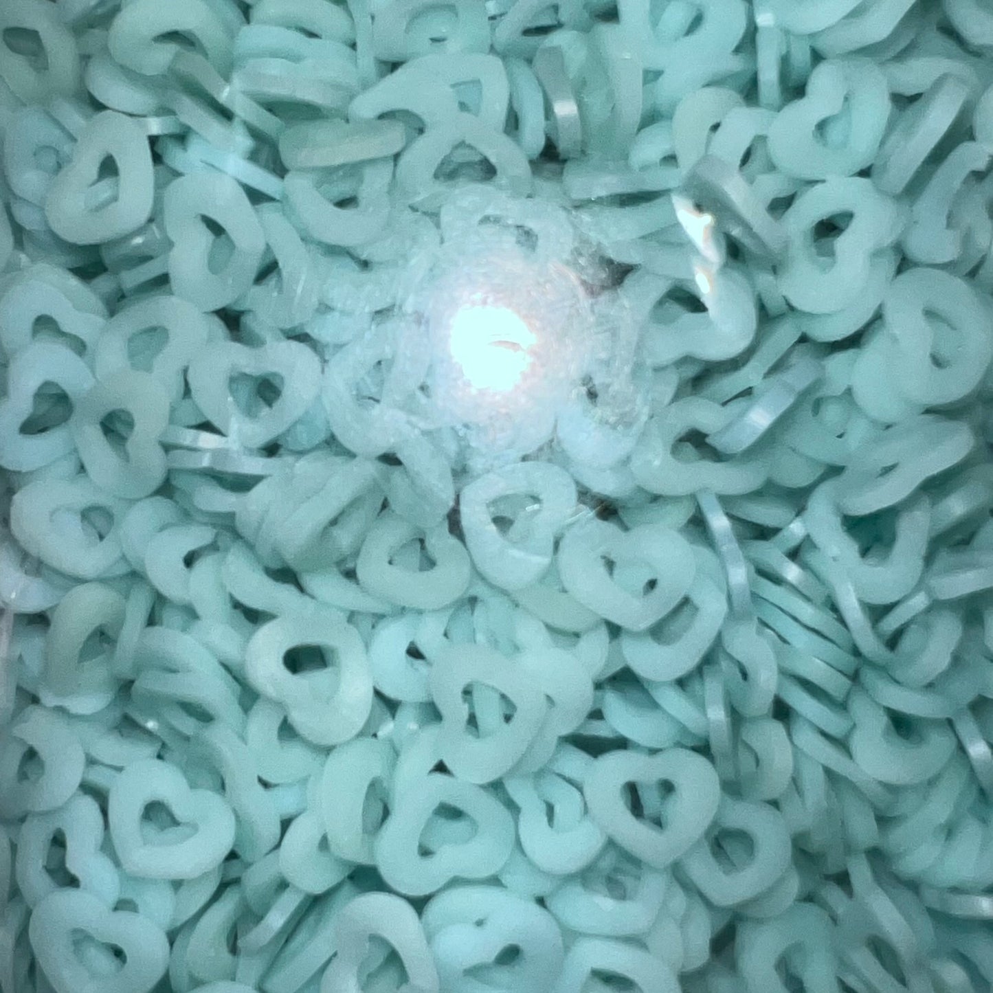 Light Blue Hollow Hearts - Glow - NOT FOR INDIVIDUAL SALE
