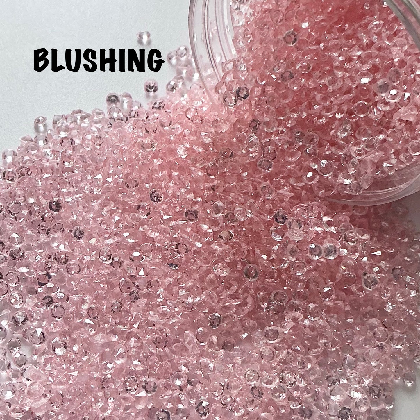 3mm Rhinestone Gems (100g) - Blushing