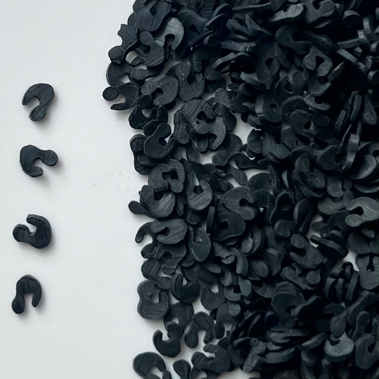 Black leopard print
