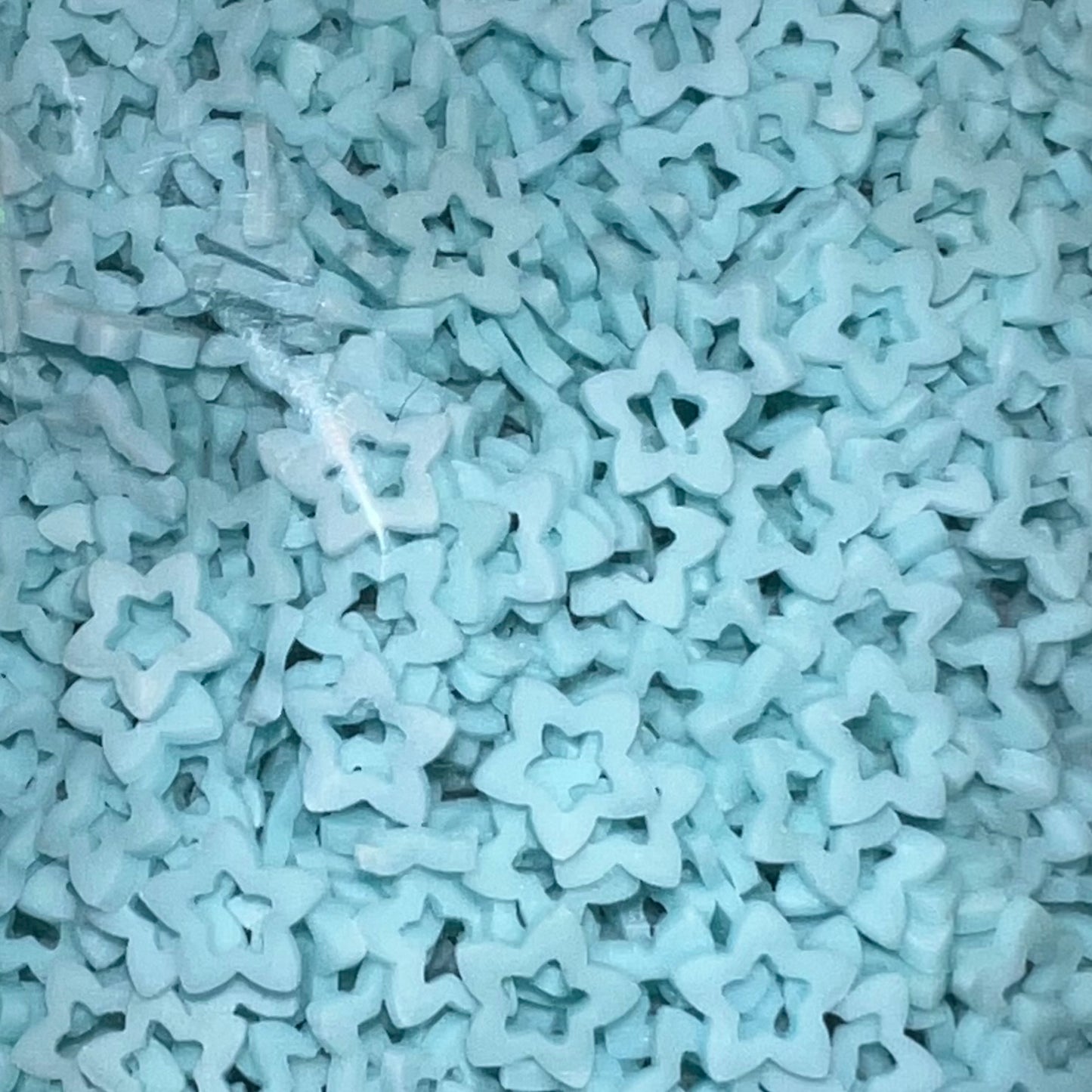 Light Blue Hollow Stars - Glow - NOT FOR INDIVIDUAL SALE