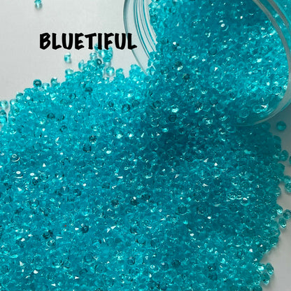 3mm Rhinestone Gems (100g) - Bluetiful
