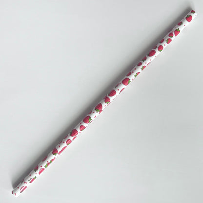 9” Strawberry Straw (fits 16oz)