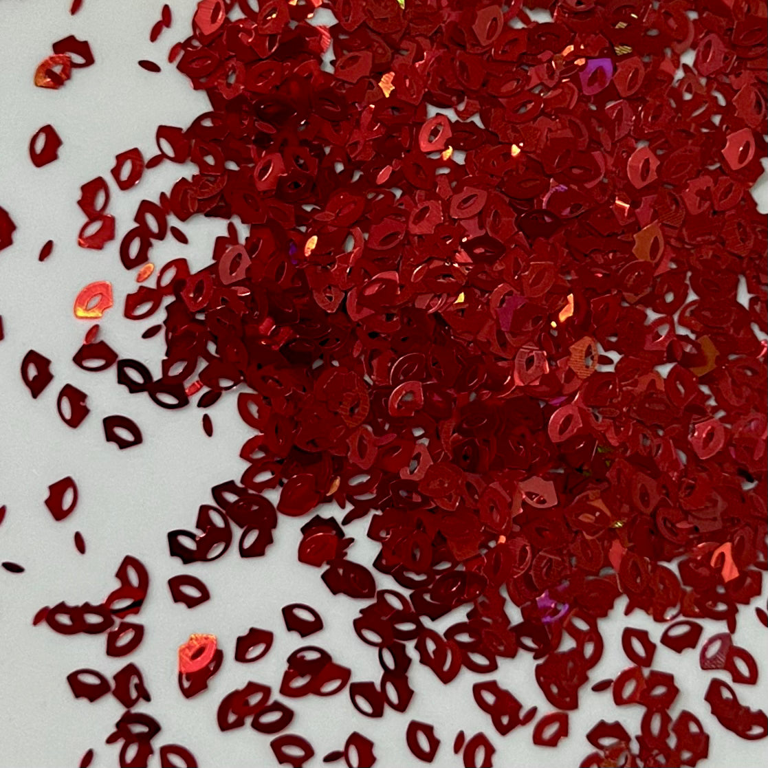 Red Lips (glitter)