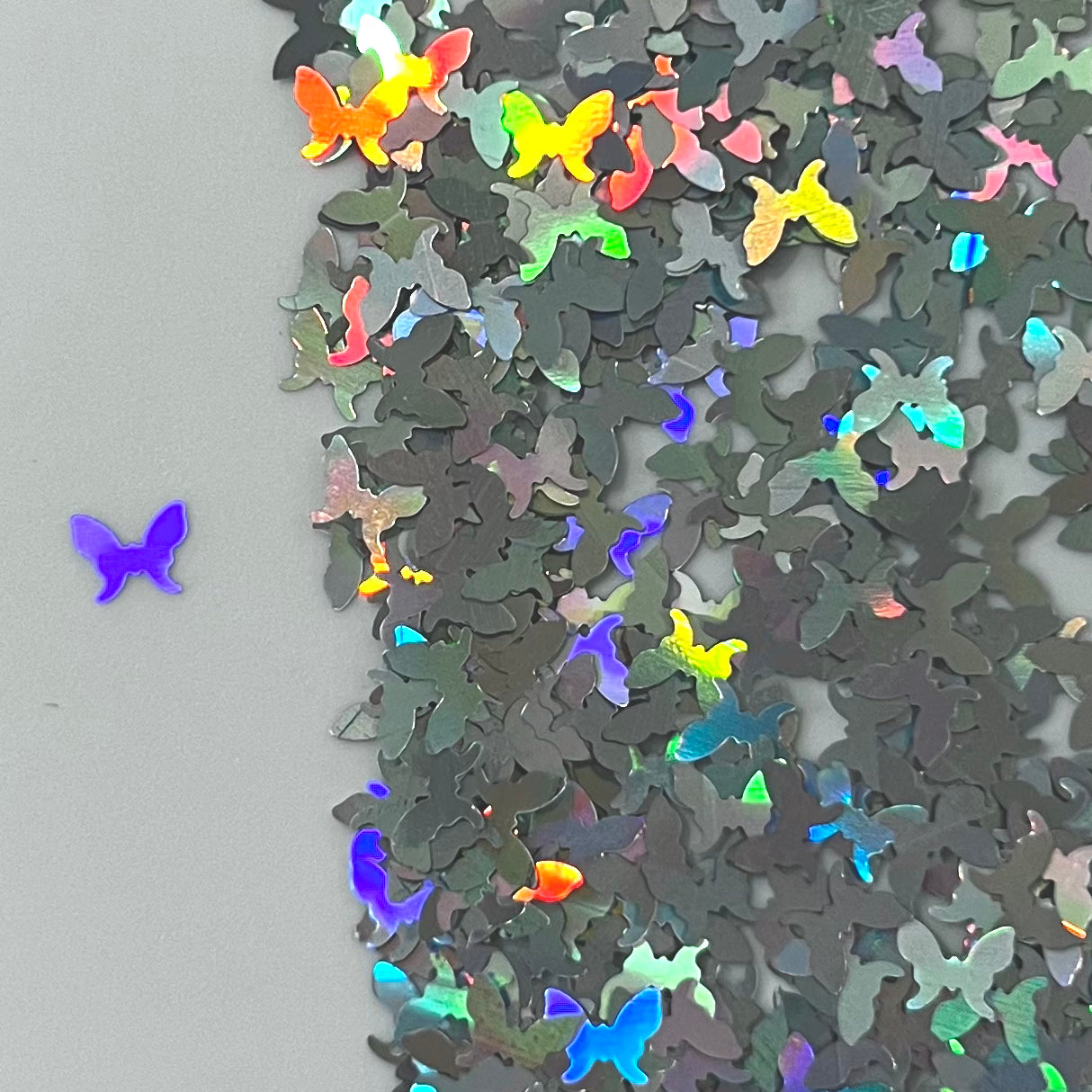 Silver Holo Butterflies 2
