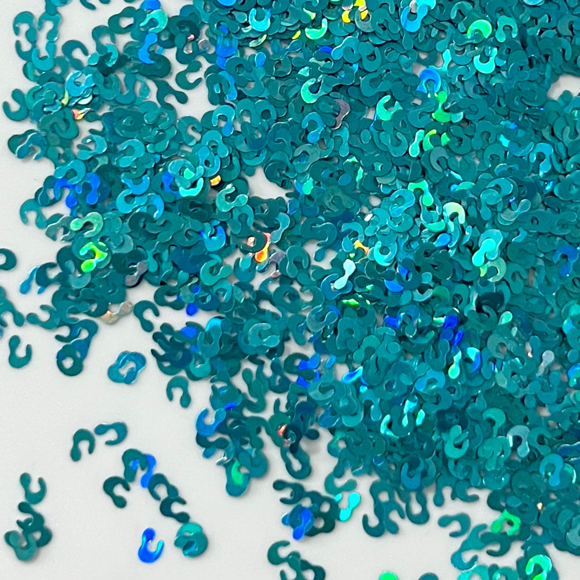 Teal Holo Cheetah Print