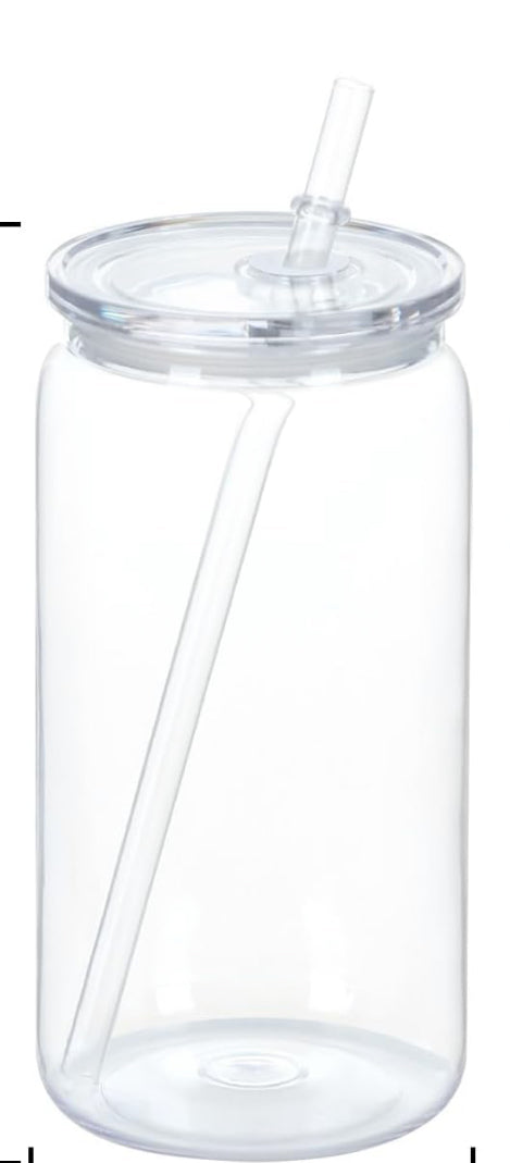 Non-Snow Globe Clear Can 16oz - Acrylic