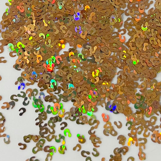 Gold Holo Cheetah Print