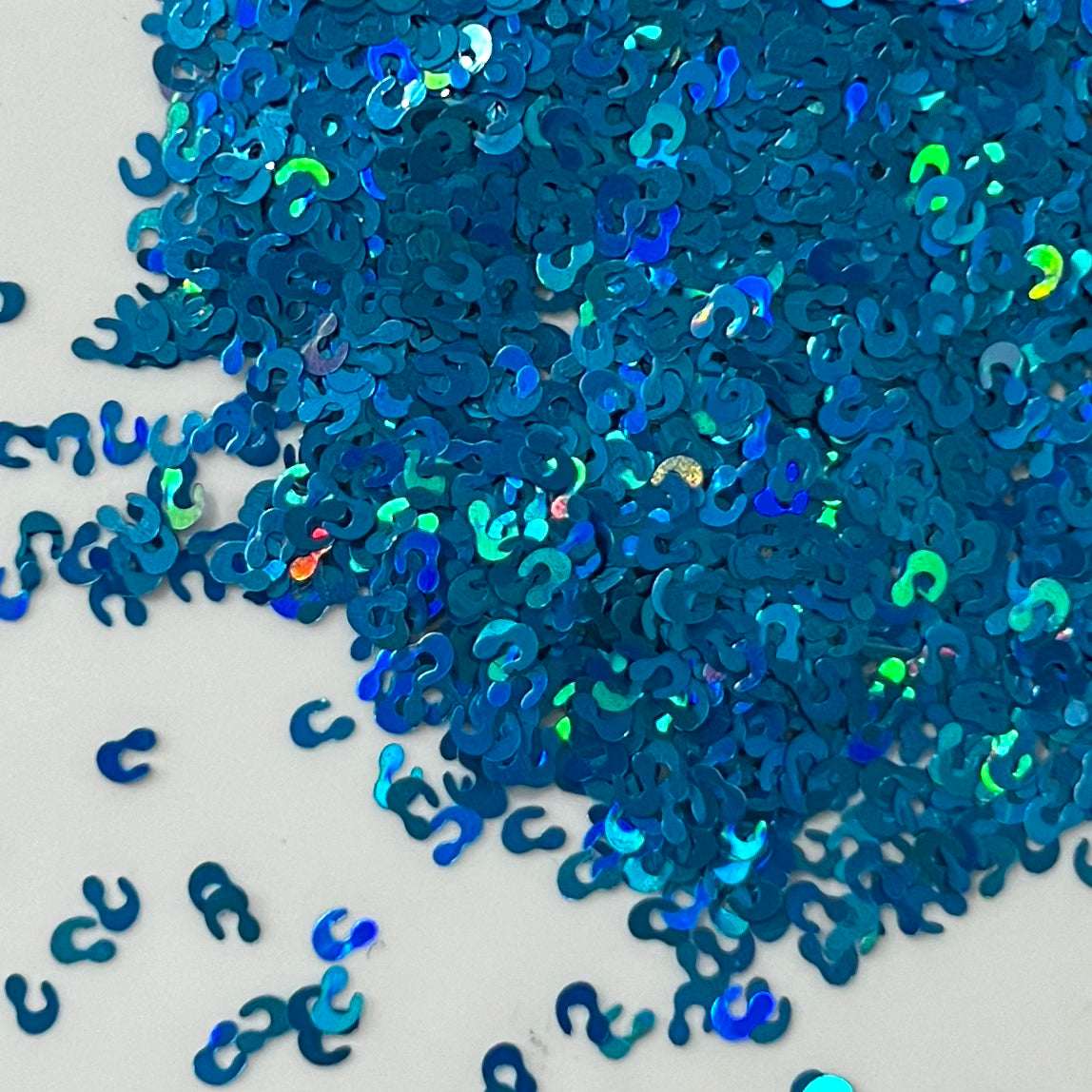 Blue Holo Cheetah Print