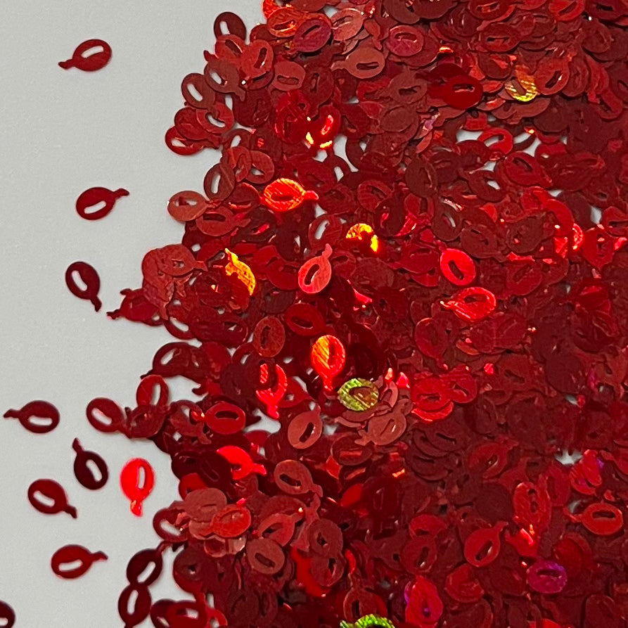 Red Holo Balloons