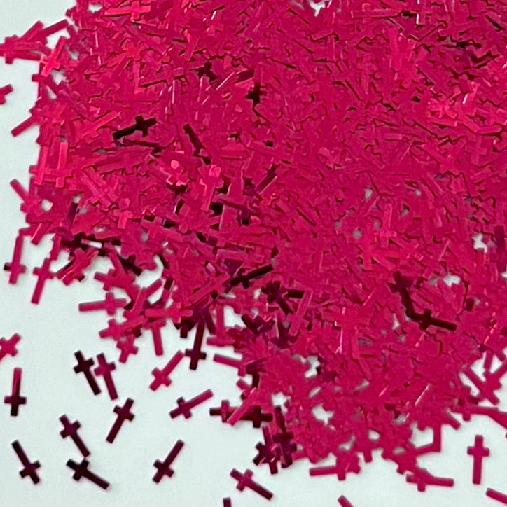 Dark Pink Cross