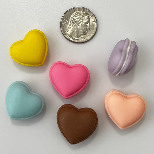 Heart Macarons