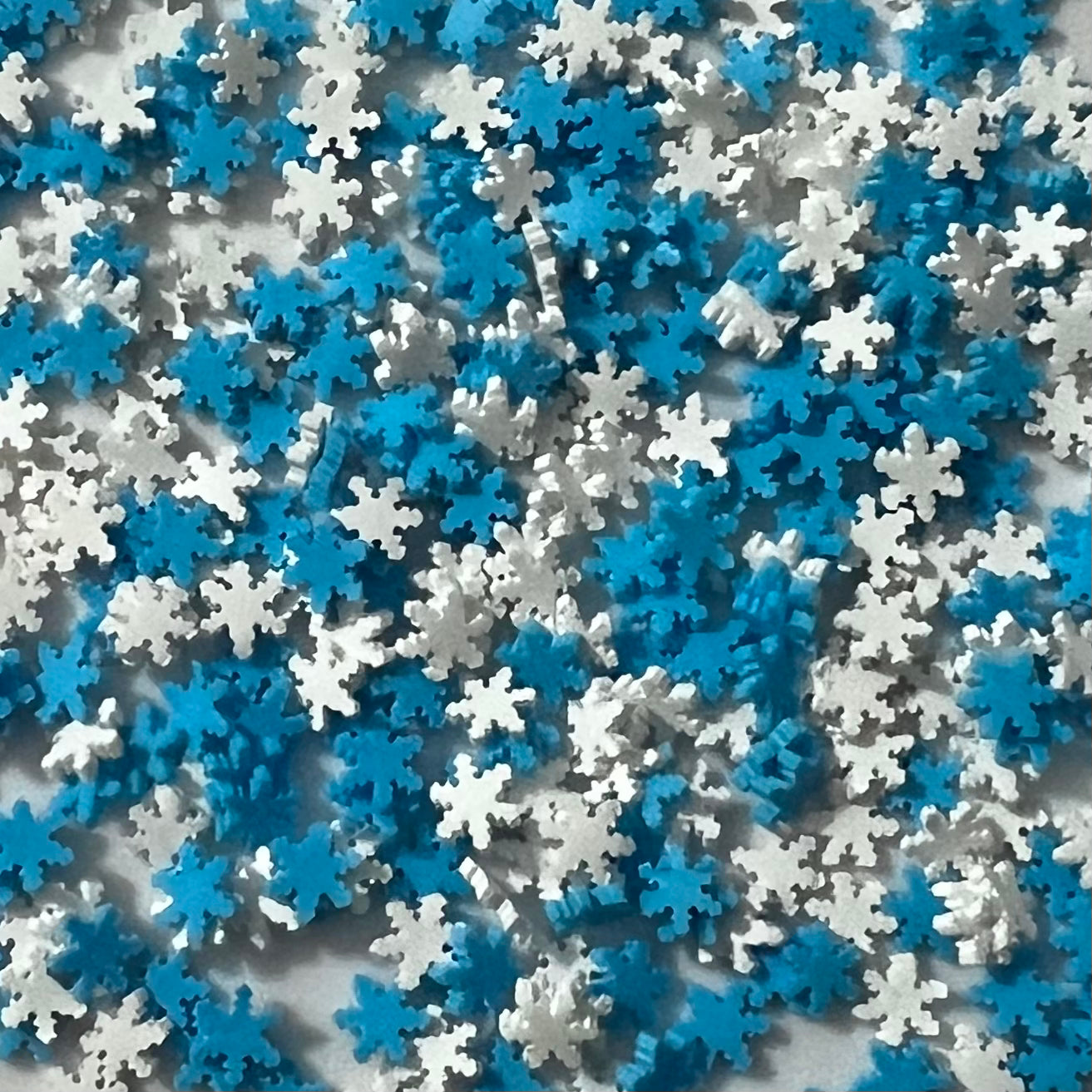 Blue/White Snowflakes