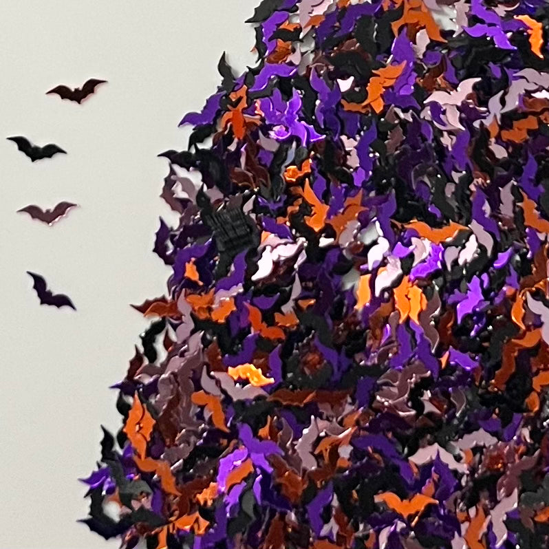 Black, Orange, Pink & Purple Bats
