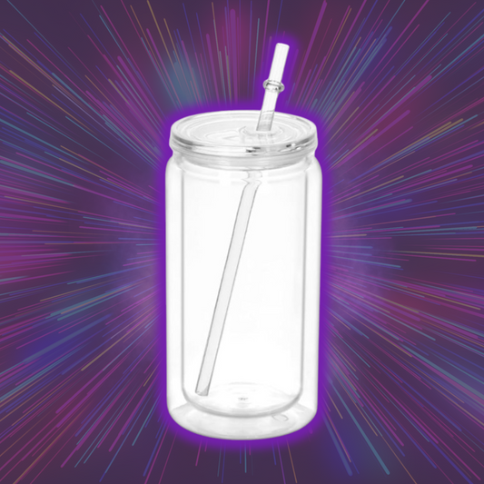 Snow Globe Can 16oz - Acrylic