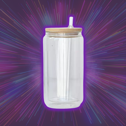 Snow Globe Can 16oz - Glass