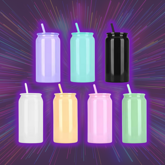 Non-Snow Globe Colored Can 16oz - Stainless Steel