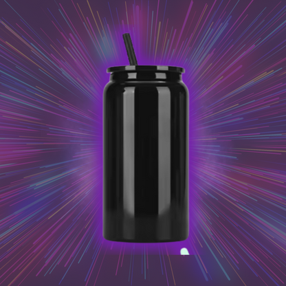 Non-Snow Globe Colored Can 16oz - Stainless Steel