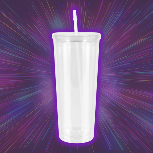 Snow Globe Tumbler 24oz - Acrylic
